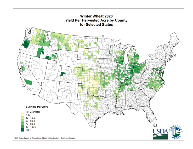 USDA - National Agricultural Statistics Service - Charts and Maps ...