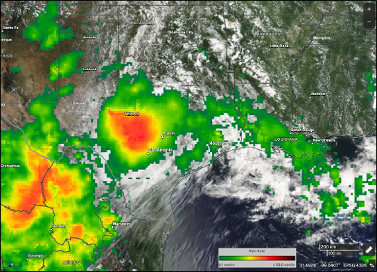 Map of Texas Floods - July 2025