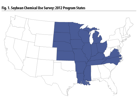 Soybean Chemical Use Survey 2012 Program States